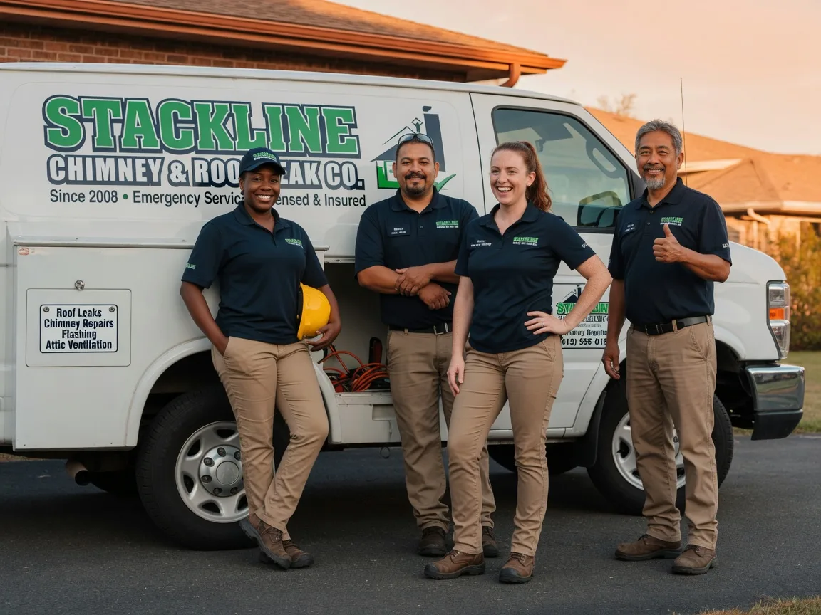 Chimney flashing repair company in Pandora, TX